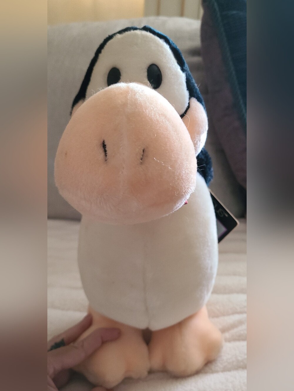 VINTAGE OPUS Plush Penguin Soft Toy - White, Black, Peach